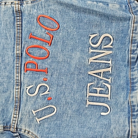 U.S.POLO JEANS ' JEAN JACKET UNISEX  SIZE 3/4 KIDS - Picture 2 of 8